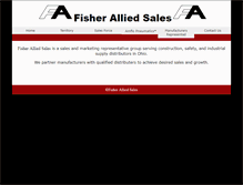 Tablet Screenshot of fisherallied.com